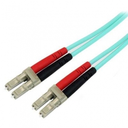 StarTech Cable A50FBLCLC3 3m 10G Multimode 50 125 Duplex LSZH Fiber Patch LC-LC Aqua Retail [Item Discontinued]