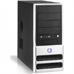 Athenatech Case A6208BB.450 ATX Mid Tower 450W 4/2/(4) USB Audio Black/Silver Retail [Item Discontinued]