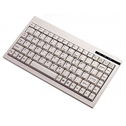 Adesso Keyboard ACK-595UW Mini USB Keyboard with Embedded Numeric Keypad White Retail [Item Discontinued]