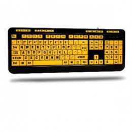 4X Print Hi Contrast Keyboard [Item Discontinued]