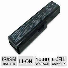 10.8 Volt Li-Ion Laptop Battery for Toshiba Satellite M300 M305 L515D and more. PA3635U-1BRM [Item Discontinued]