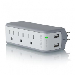 3Out/2USB Mini Surge/USB Charger [Item Discontinued]