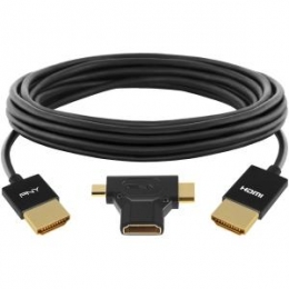 12 HDMI Cable w 3 in 1 Adapter [Item Discontinued]