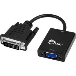 SIIG Accessory CB-DV0011-S2 DVI-D to VGA Active Adapter Converter Brown Box [Item Discontinued]
