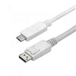 3m USB C to DP Cable- White [Item Discontinued]