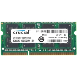 Crucial 8GB DDR3 SDRAM Memory Module [Item Discontinued]