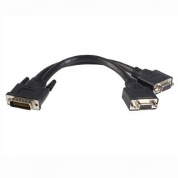 8 inch DMS-59 to 2 VGA Y Cable [Item Discontinued]