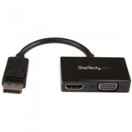 StarTech AC DP2HDVGA Travel A V Adapter 2-in-1 DisplayPort to HDMI or VGA RTL [Item Discontinued]