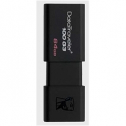 Kingston Memory Flash DT100G3/64GB 64GB USB 3.0 Retail [Item Discontinued]