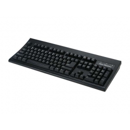 Keytronic Keyboard E06101USBB 104Keys USB w/ Large L Shape Enter Key 2-port Hub Black [Item Discontinued]
