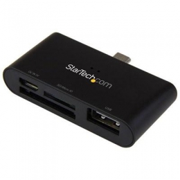 StarTech FCREADU2OTGB USB Card Reader f mobile devices SUP SD & Micro SD Cards [Item Discontinued]