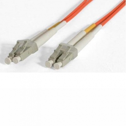 StarTech FIBLCLC1 1m Multimode 62.5/125 Duplex Fiber Patch Cable LC-LC Retail [Item Discontinued]