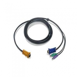 IOGEAR Cable G2L5202PTAA 6Feet Bonded KVM Cable PS/2 VGA for GCS1716 or GCS180 Retail [Item Discontinued]