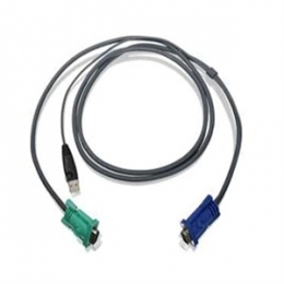 IOGEAR Cable G2L5202U USB KVM Cable 6Ft 15Pin HDB Male Bare [Item Discontinued]