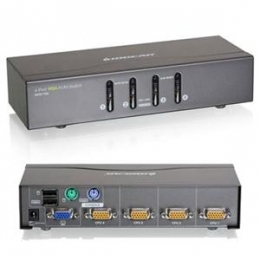 IOGEAR Network KVM Switch GCS1724 4Port VGA/PS2 and USB Retail [Item Discontinued]