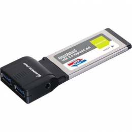 IOGEAR IO Card GEU302 2 x Port USB3.0 ExpressCard Retail [Item Discontinued]
