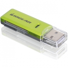 IOGEAR Accessory GFR204SD SD/MicroSD/MMC Card Reader Retail [Item Discontinued]