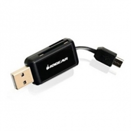 IOGEAR Accessory GOFR214 USB OTG Card Reader for Android Devices PC/Mac Retail [Item Discontinued]