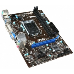 MSI Motherboard H81M-E33 Core i7 H81 LGA1150 DDR3 SATA PCI Express USB/VGA/HDMI microATX Retail [Item Discontinued]