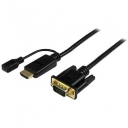 StarTech HD2VGAMM3 3ft HDMI to VGA Active Converter Adapter Cable Retail [Item Discontinued]
