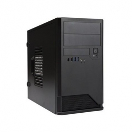 In-Win Case EM048.CH350TB3 microATX Mini Tower Black 350W 2/1/(3)Bays USB HD Audio Retail [Item Discontinued]