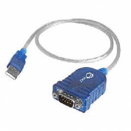SIIG Cable JU-CS0111-S1 USB to Serial RS232 9-Pin Adapter Cable Brown Box [Item Discontinued]