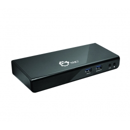SIIG Accessory JU-DK0211-S1 USB 3.0 Universal Dual Video Docking Station Brown Box [Item Discontinued]
