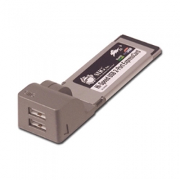 SIIG USB Adapter Hi-Speed USB 2.0 ExpressCard/34 Adapter 2-Port 480Mbps [Item Discontinued]