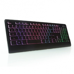Azio Keyboard KB507 Prism USB Keyboard with 7 Colorful Backlights Retail [Item Discontinued]