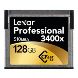 LEXAR 128GB PROFESSIONAL 3400X CFAST 2.0 CF [Item Discontinued]