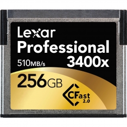 LEXAR 256GB PROFESSIONAL 3400X CFAST 2.0 CF [Item Discontinued]