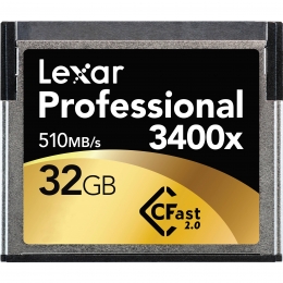 LEXAR 32GB PROFESSIONAL 3400X CFAST 2.0 CF [Item Discontinued]