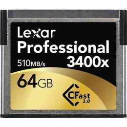 LEXAR 64GB PROFESSIONAL 3400X CFAST 2.0 CF [Item Discontinued]