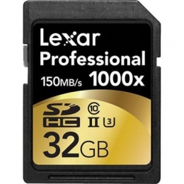 Lexar 32GB Professional 2000x SDHC™/SDXC™ UHS-II [Item Discontinued]