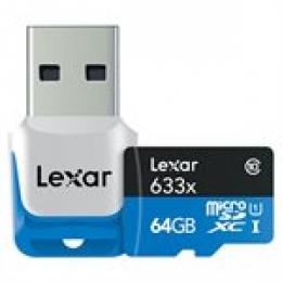 LEXAR 64GB HIGH-PERFORMANCE 633X MICROSDHC/MICROSDXC UHS-I (SMALL BLISTER) [Item Discontinued]