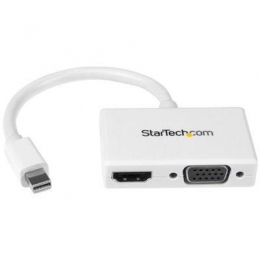 StarTech Accessory MDP2HDVGAW 2-in-1 MiniDP to HDMI VGA Converter A V Adapter [Item Discontinued]
