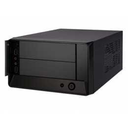 Apex Case MI-100-Black Mini-ITX Desktop Black 250W 1/1(1) Bays USB FAN Audio Piano Finished [Item Discontinued]