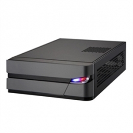 Apex Case MW-107V Mini-ITX Desktop 60W Adapter slim/(1x2.5) Bay USB Audio Black [Item Discontinued]