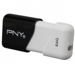 PNY Memory Flash P-FD64GCOM-GE 64GB Attach USB2.0 Retail [Item Discontinued]