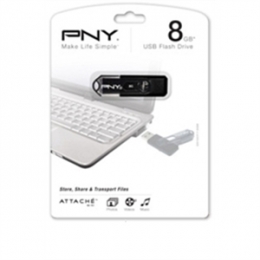 PNY Memory Flash P-FD8GB/MINI-EF 8GB USB2.0 Mini Portable Drive Retail [Item Discontinued]