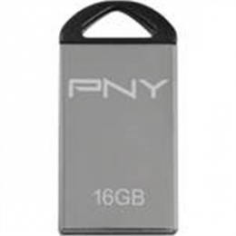 PNY Memory Flash P-FDI16G/APPMT-GE 16GB Micro Metal USB Retail [Item Discontinued]