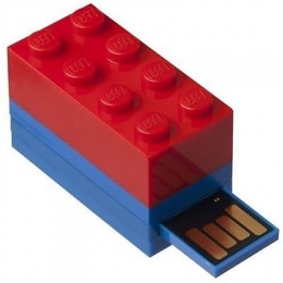PNY Memory Flash P-FDI16GLEGO-GE 16GB Lego Brick USB Blue Yellow or Red Retail [Item Discontinued]