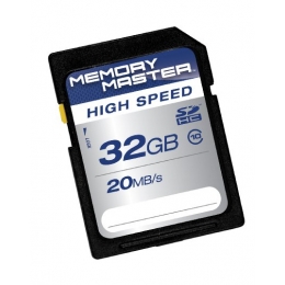 PNY Memory Flash P-SDHC32G10-EFMM 32GB Master Hi-Speed SDHC Class 10 Retail [Item Discontinued]