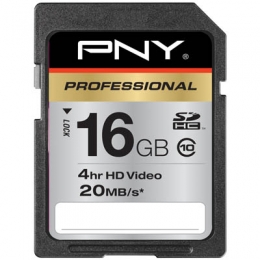 PNY Memory Flash P-SDHC32G10-EFPOL 32GB Polaroid High Speed SDHC Class 10 Retail [Item Discontinued]