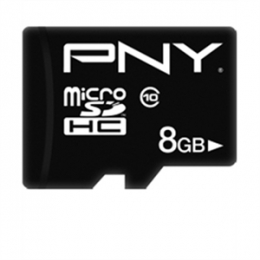 PNY Memory Flash P-SDU8G10-EFPOL 8GB Polaroid High Speed microSDHC Class 10 Retail [Item Discontinued]