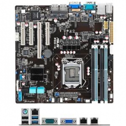 Asus Motherboard P9D-M S1150 Xeon E3-1200v3 DDR3 SATA PCI Express USB VGA microATX Retail [Item Discontinued]