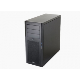 Lian-Li Case PC-10NB Mid Tower microATX ATX USB3.0 Aluminum Black Retail [Item Discontinued]