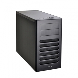 Lian-Li Case PC-A56B Mid Tower ATX USB3.0x2 Aluminum Black Retail [Item Discontinued]