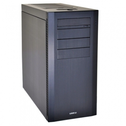 Lian-Li Case PC-A61B Mid Tower 3.5/2.5inch x6 HDD USB PSU XL-ATX/microATX/ATX Black Retail [Item Discontinued]