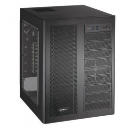 Lian-Li Case PC-D600WB Full Tower Aluminum 3.5inch x6/2.5inch x6 HDD Black Retail [Item Discontinued]